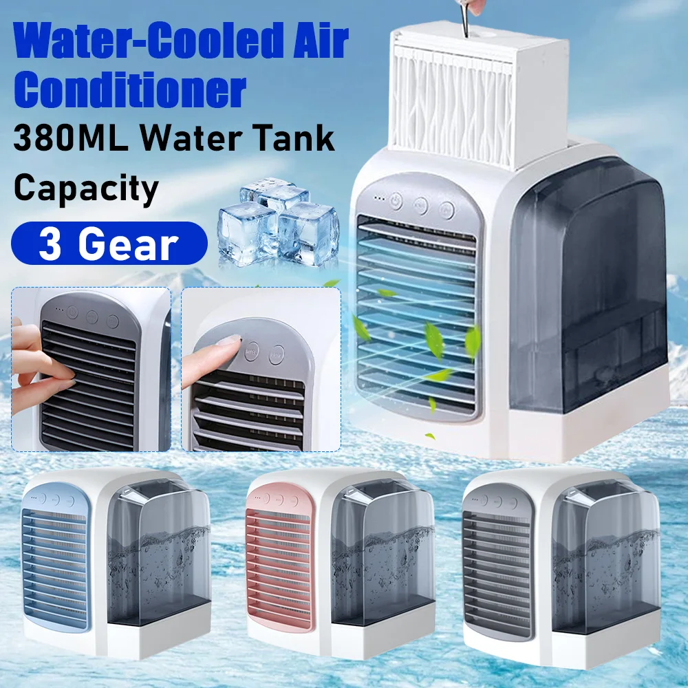Pc Water Cooling - Osobisty mini klimatyzator chłodzony wodą, 3-stopniowa